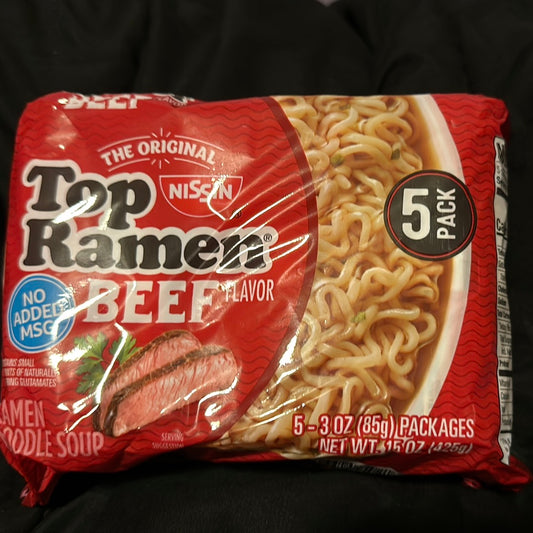 Top ramen noodles